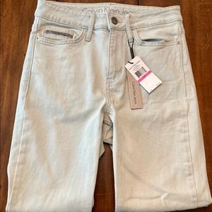 Calvin Klein High Rise Ankle Skinny Jeans